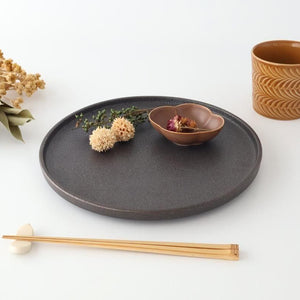 Vega Round Plate Black 26㎝/10.2in | Mino Ware