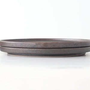 Vega Round Plate Black 26㎝/10.2in | Mino Ware