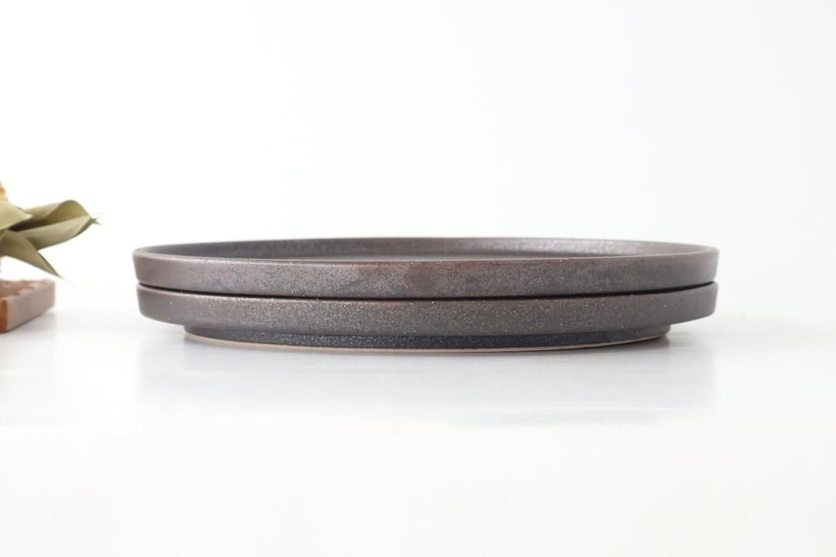 Vega Round Plate Black 26㎝/10.2in | Mino Ware