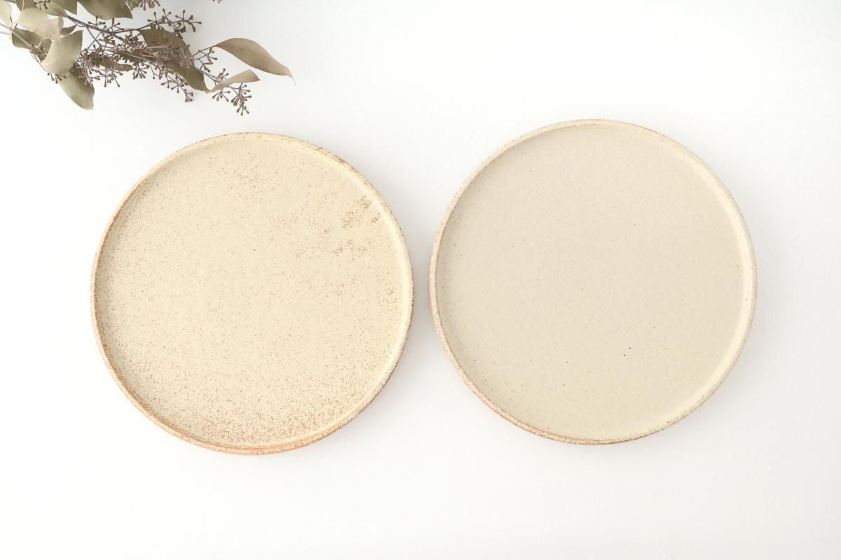 Vega Round Plate Ivory 26㎝/10.2in | Mino Ware