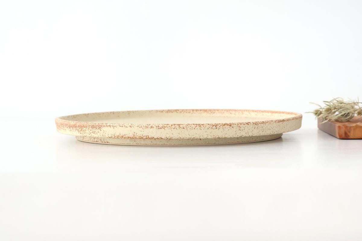 Vega Round Plate Ivory 26㎝/10.2in | Mino Ware