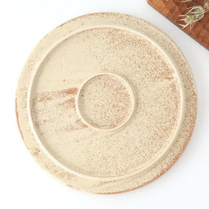 Vega Round Plate Ivory 26㎝/10.2in | Mino Ware