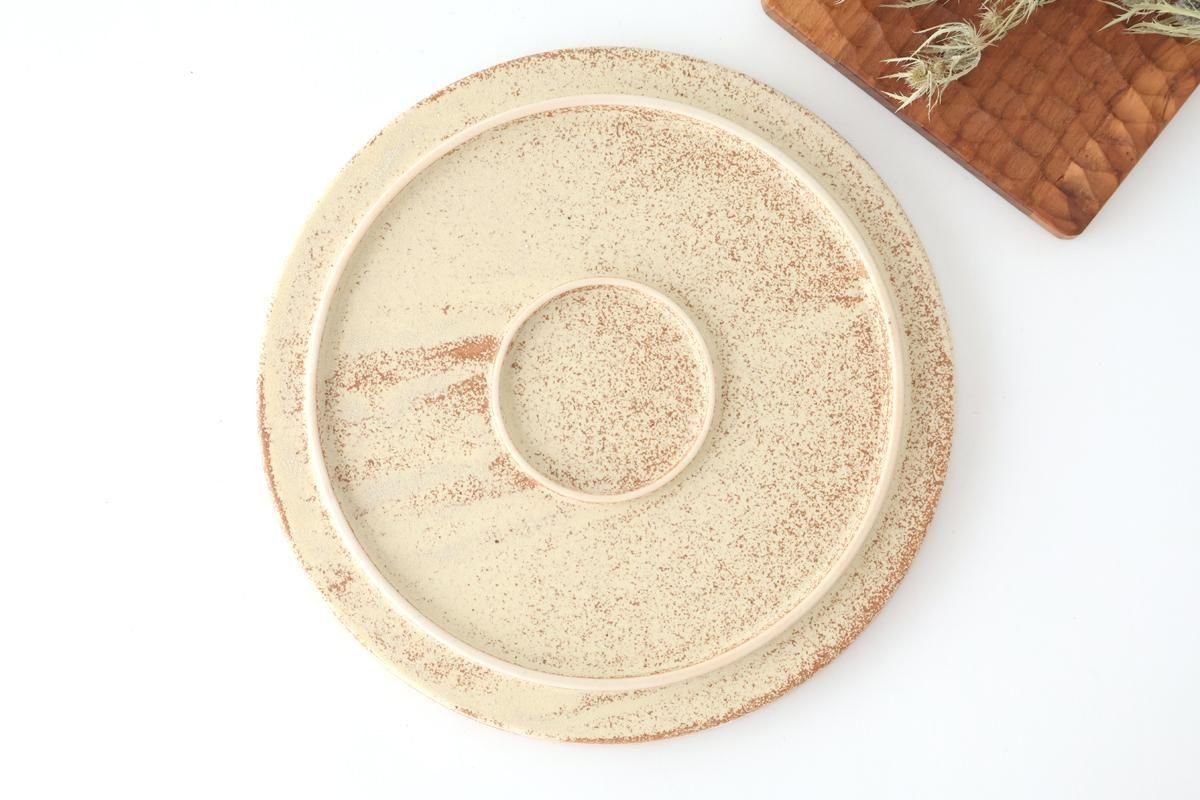 Vega Round Plate Ivory 26㎝/10.2in | Mino Ware