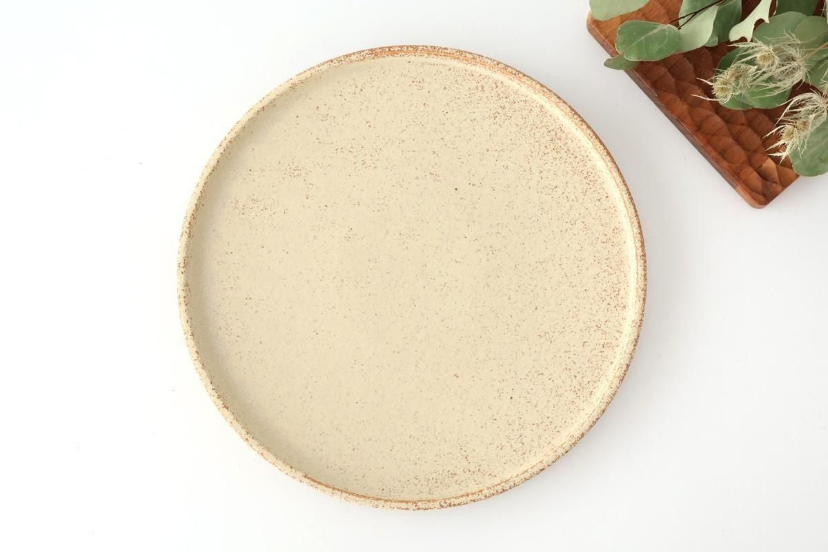 Vega Round Plate Ivory 26㎝/10.2in | Mino Ware