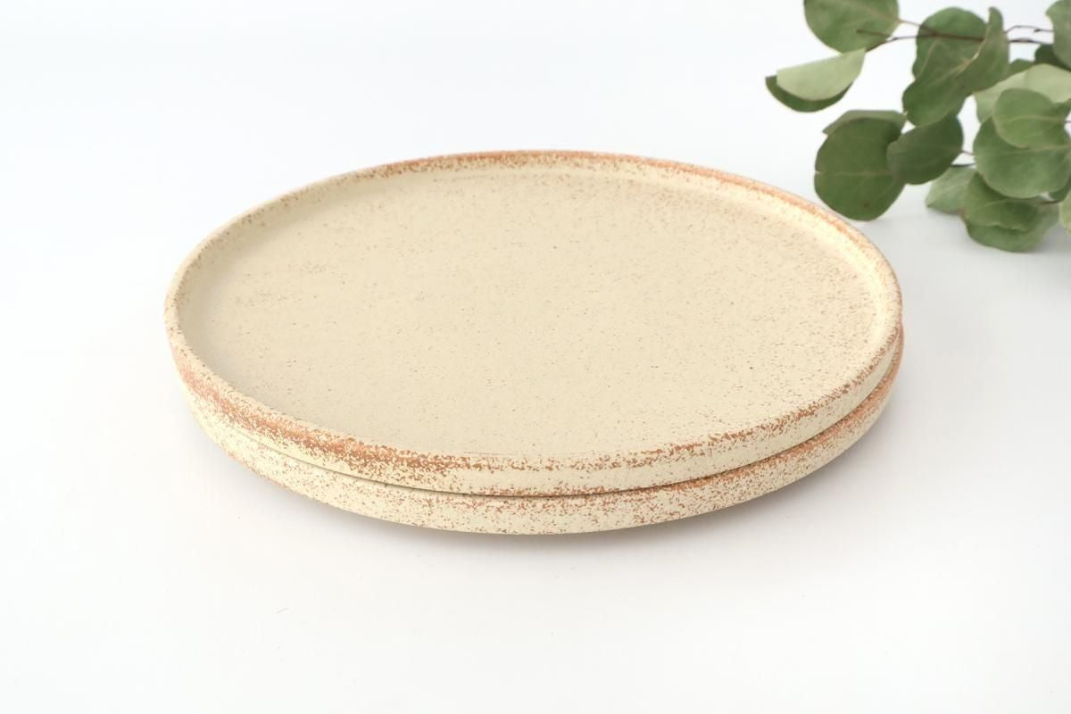 Vega Round Plate Ivory 26㎝/10.2in | Mino Ware