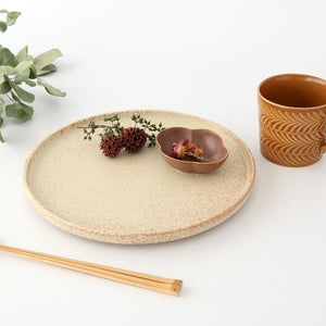 Vega Round Plate Ivory 26㎝/10.2in | Mino Ware