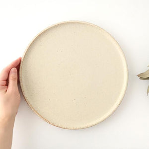 Vega Round Plate Ivory 26㎝/10.2in | Mino Ware