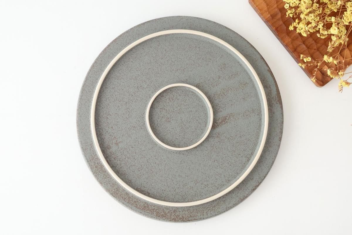 Vega Round Plate Blue 26㎝/10.2in | Mino Ware