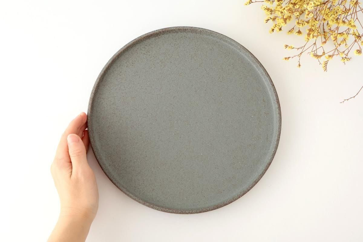 Vega Round Plate Blue 26㎝/10.2in | Mino Ware