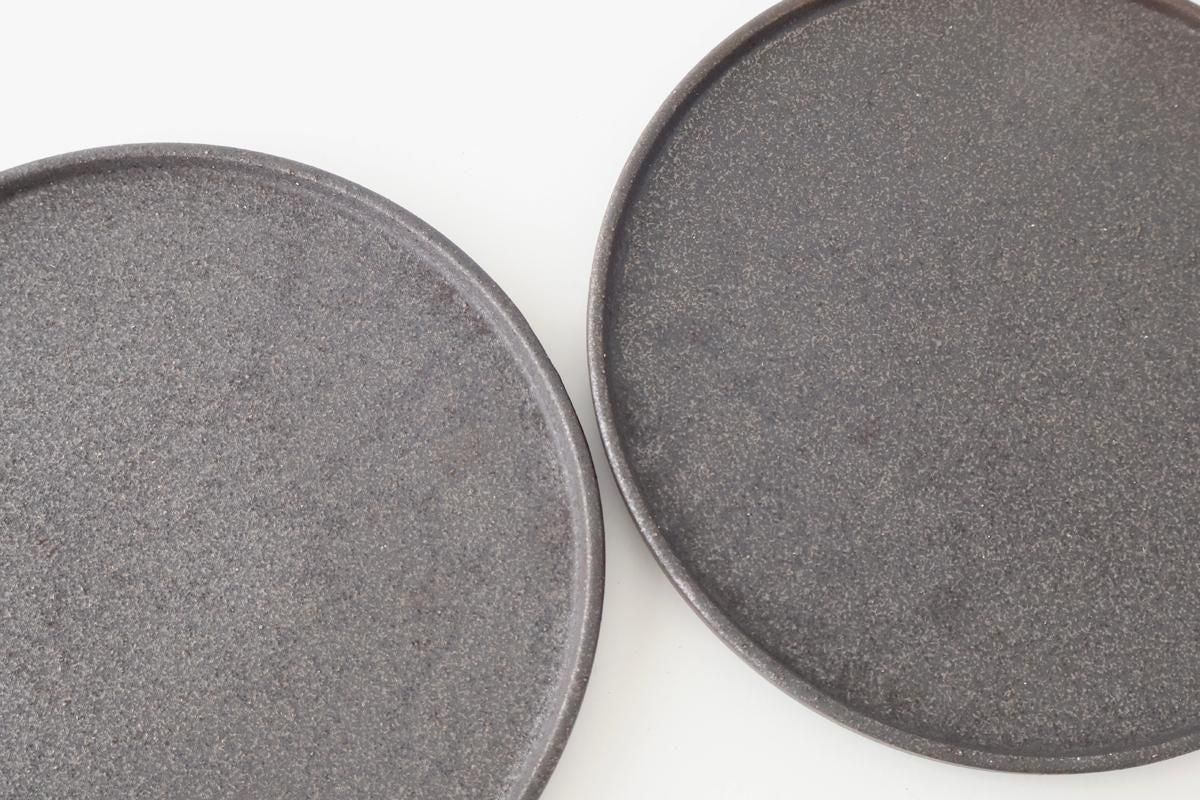 Vega Round Plate Black 23.0cm /9.05in | Mino Ware