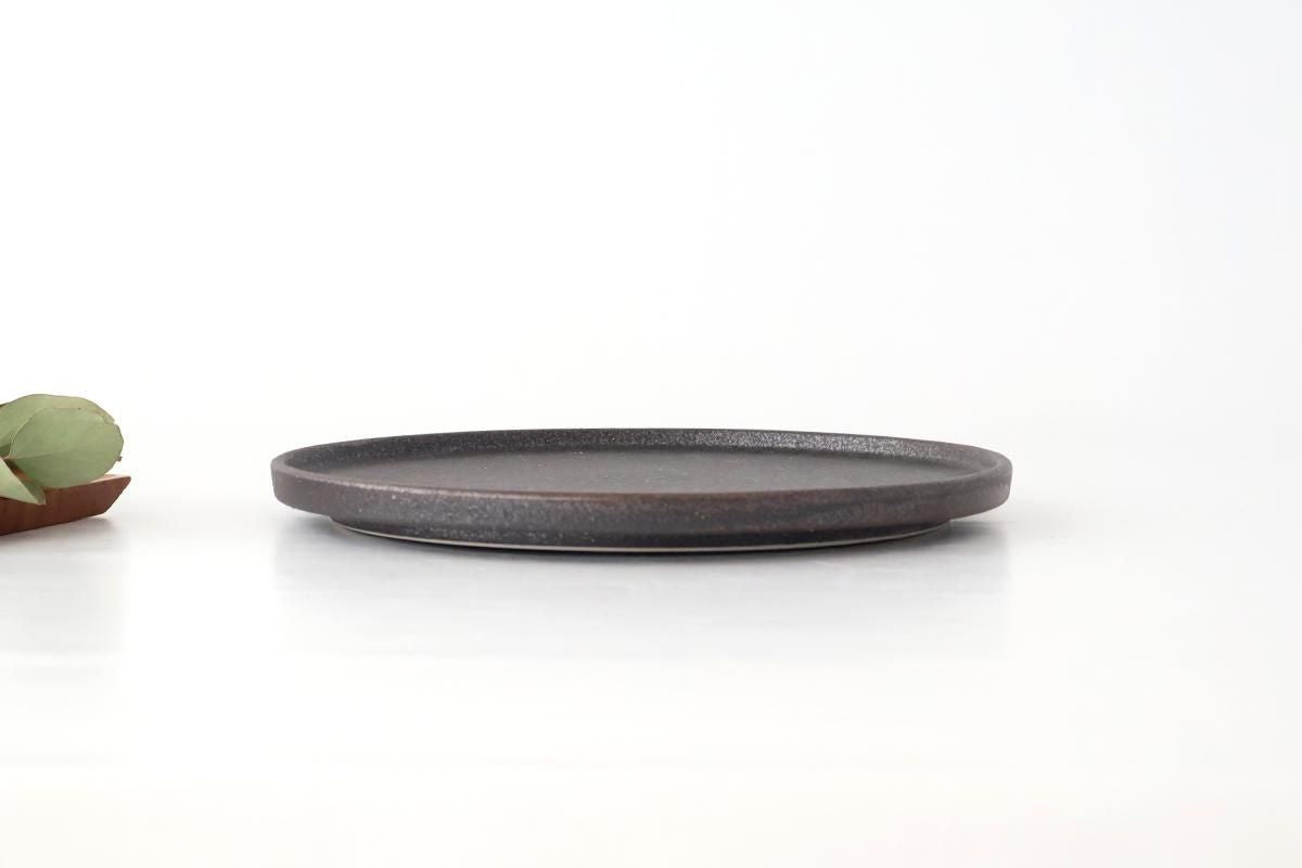 Vega Round Plate Black 23.0cm /9.05in | Mino Ware