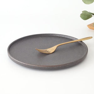 Vega Round Plate Black 23.0cm /9.05in | Mino Ware