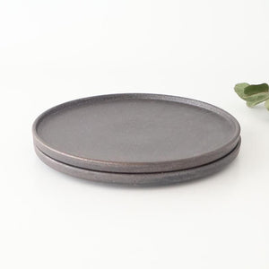 Vega Round Plate Black 23.0cm /9.05in | Mino Ware