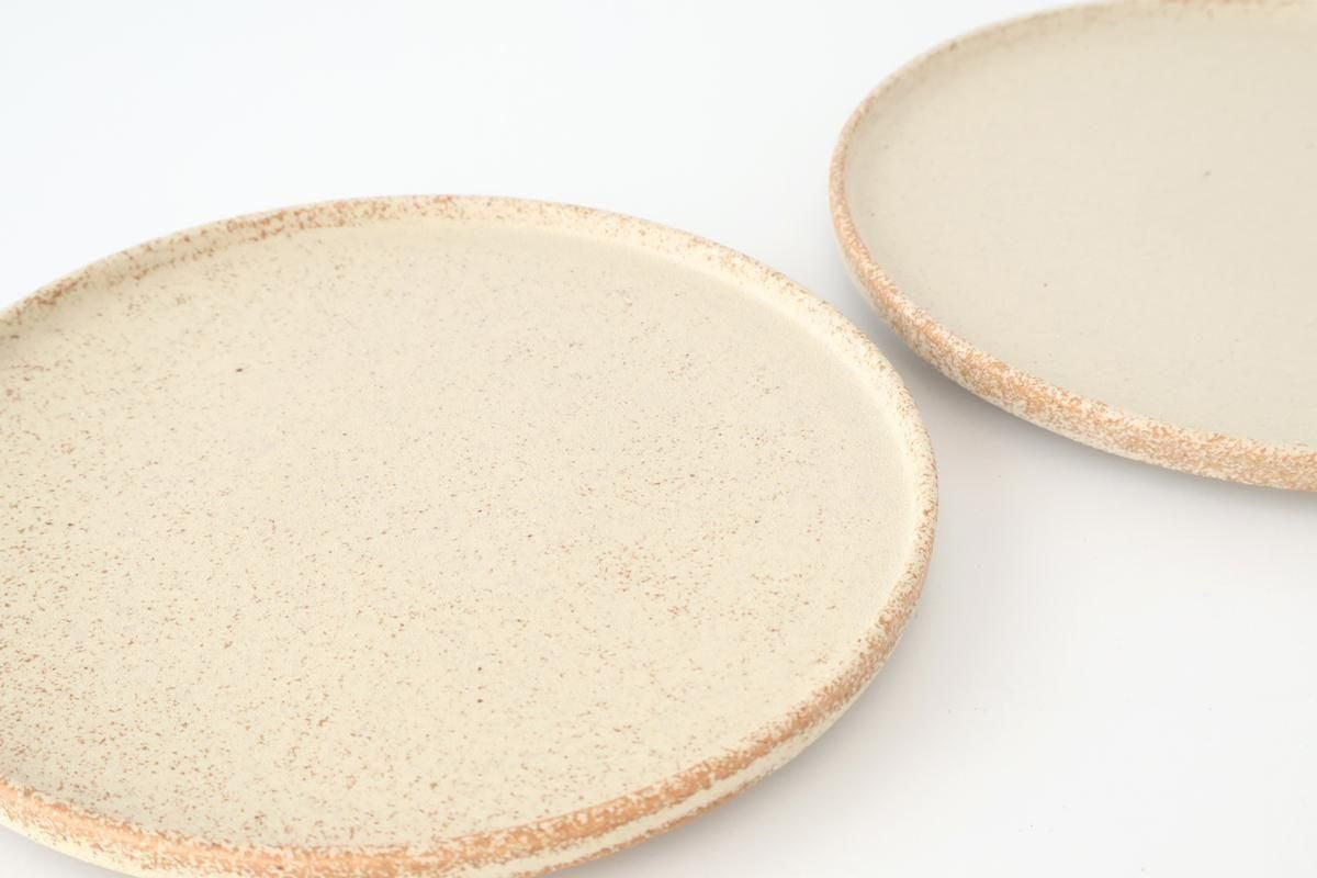 Vega Round Plate Ivory 23.0cm /9.05in | Mino Ware