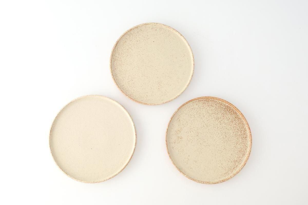 Vega Round Plate Ivory 23.0cm /9.05in | Mino Ware