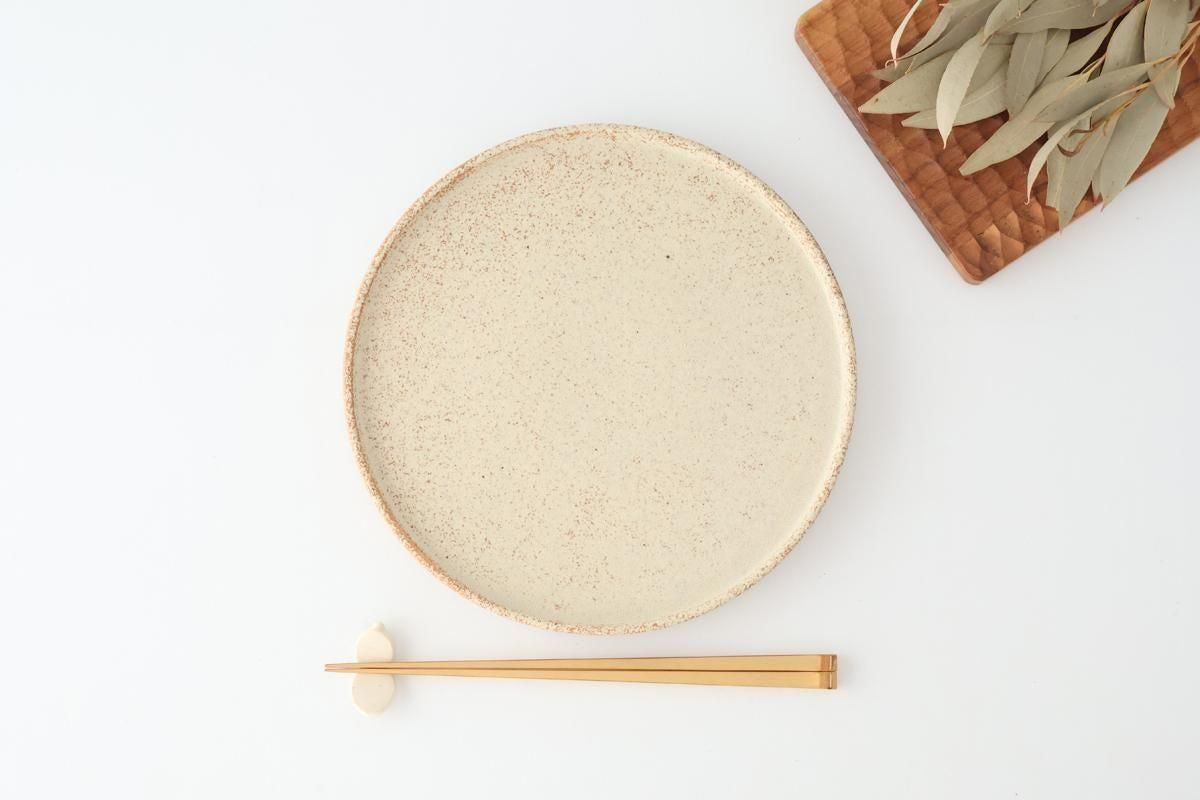 Vega Round Plate Ivory 23.0cm /9.05in | Mino Ware