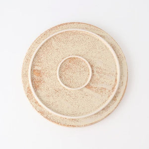 Vega Round Plate Ivory 23.0cm /9.05in | Mino Ware