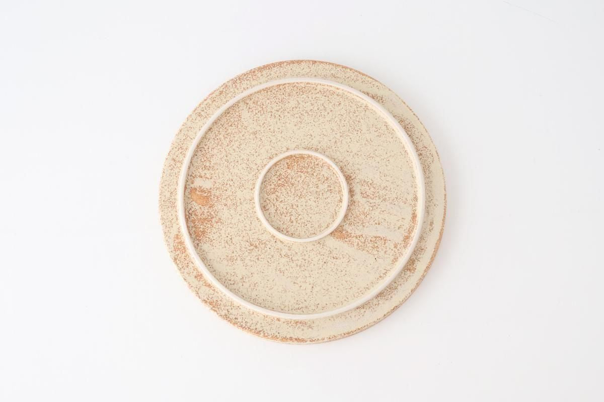 Vega Round Plate Ivory 23.0cm /9.05in | Mino Ware