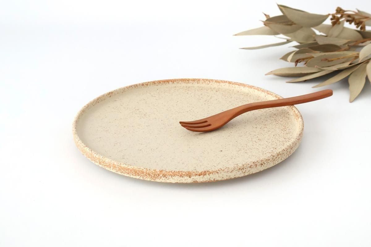 Vega Round Plate Ivory 23.0cm /9.05in | Mino Ware