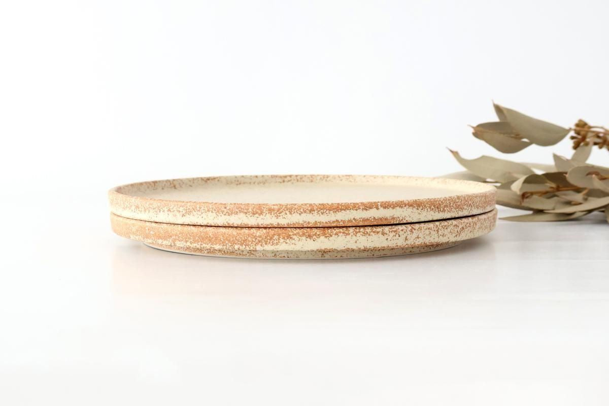 Vega Round Plate Ivory 23.0cm /9.05in | Mino Ware