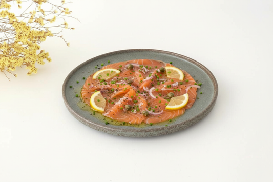 Vega Round Plate Blue 23.0cm /9.05in | Mino Ware