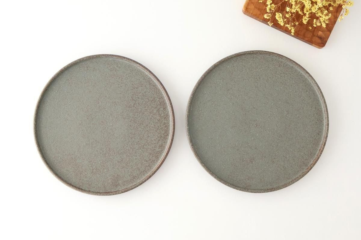 Vega Round Plate Blue 23.0cm /9.05in | Mino Ware