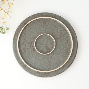 Vega Round Plate Blue 23.0cm /9.05in | Mino Ware