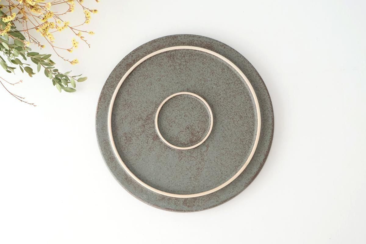 Vega Round Plate Blue 23.0cm /9.05in | Mino Ware