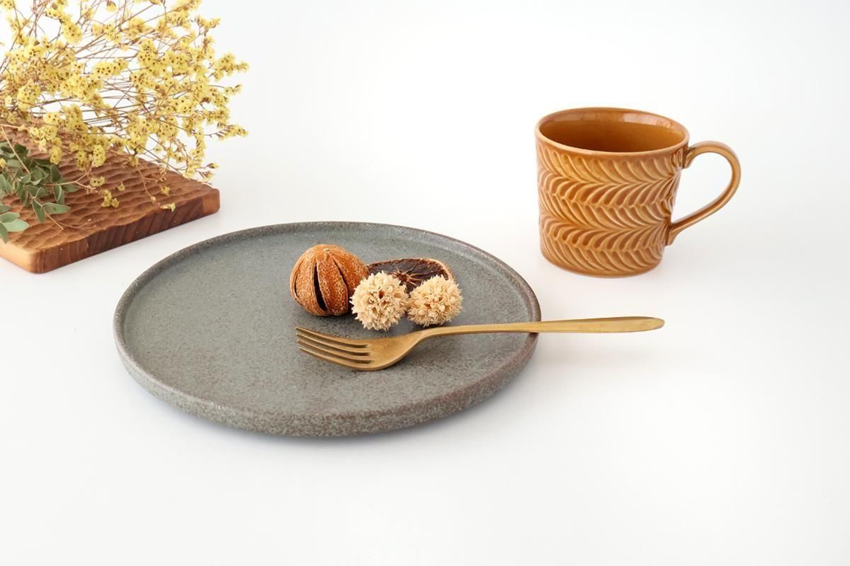 Vega Round Plate Blue 23.0cm /9.05in | Mino Ware