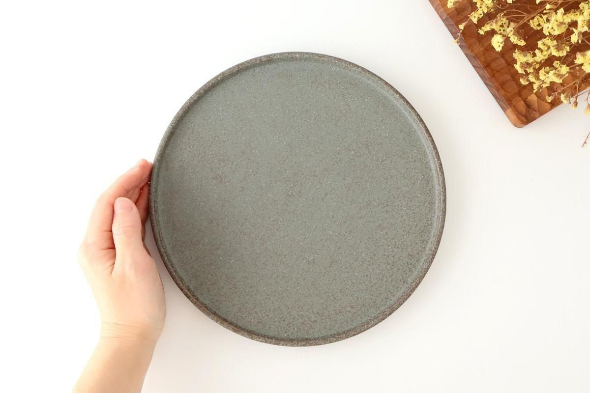Vega Round Plate Blue 23.0cm /9.05in | Mino Ware