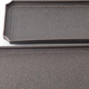 Vega Rectangle Plate Black | Sushi Plate Mino Ware