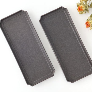 Vega Rectangle Plate Black | Sushi Plate Mino Ware