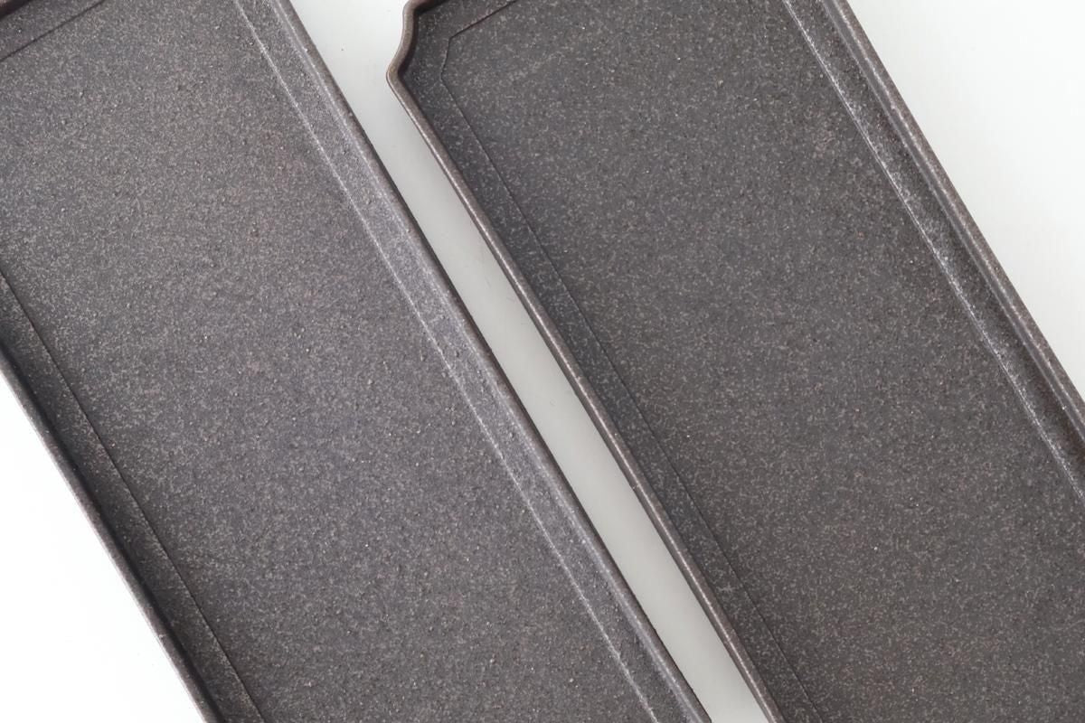 Vega Rectangle Plate Black | Sushi Plate Mino Ware