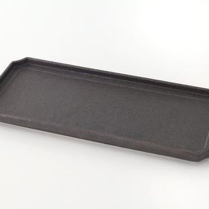 Vega Rectangle Plate Black | Sushi Plate Mino Ware