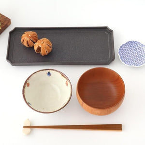 Vega Rectangle Plate Black | Sushi Plate Mino Ware
