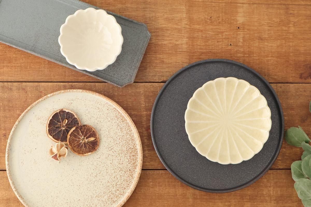 Vega Rectangle Plate Ivory | Sushi Plate Mino Ware