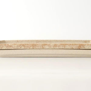 Vega Rectangle Plate Ivory | Sushi Plate Mino Ware