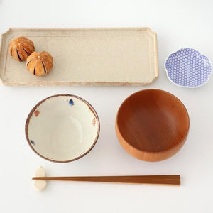 Vega Rectangle Plate Ivory | Sushi Plate Mino Ware