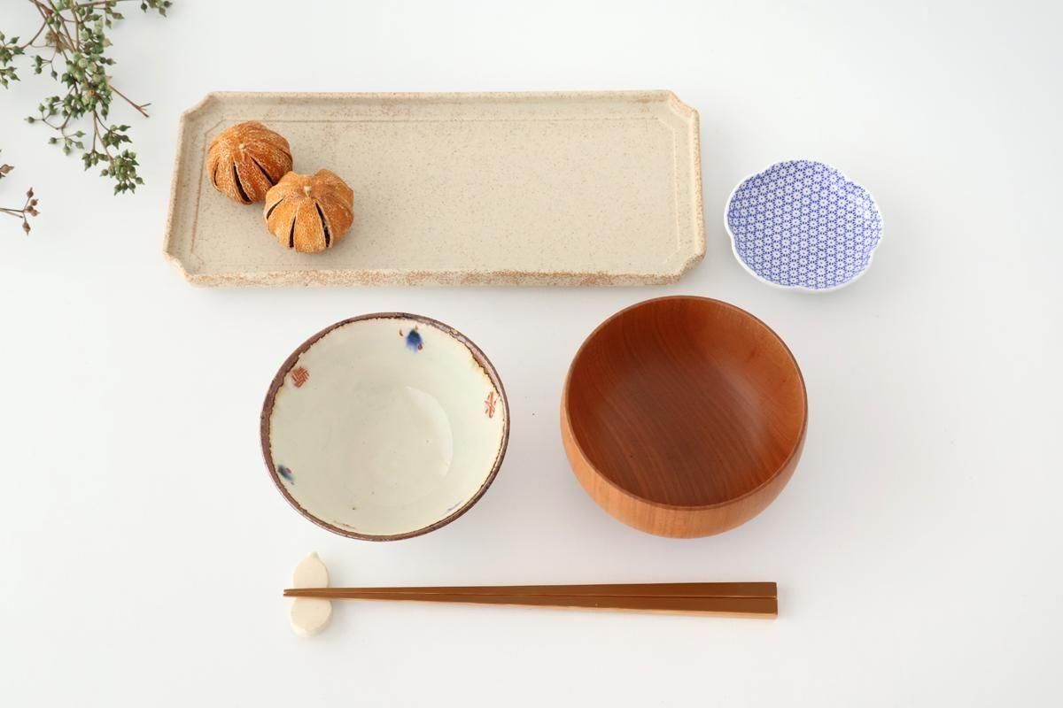 Vega Rectangle Plate Ivory | Sushi Plate Mino Ware