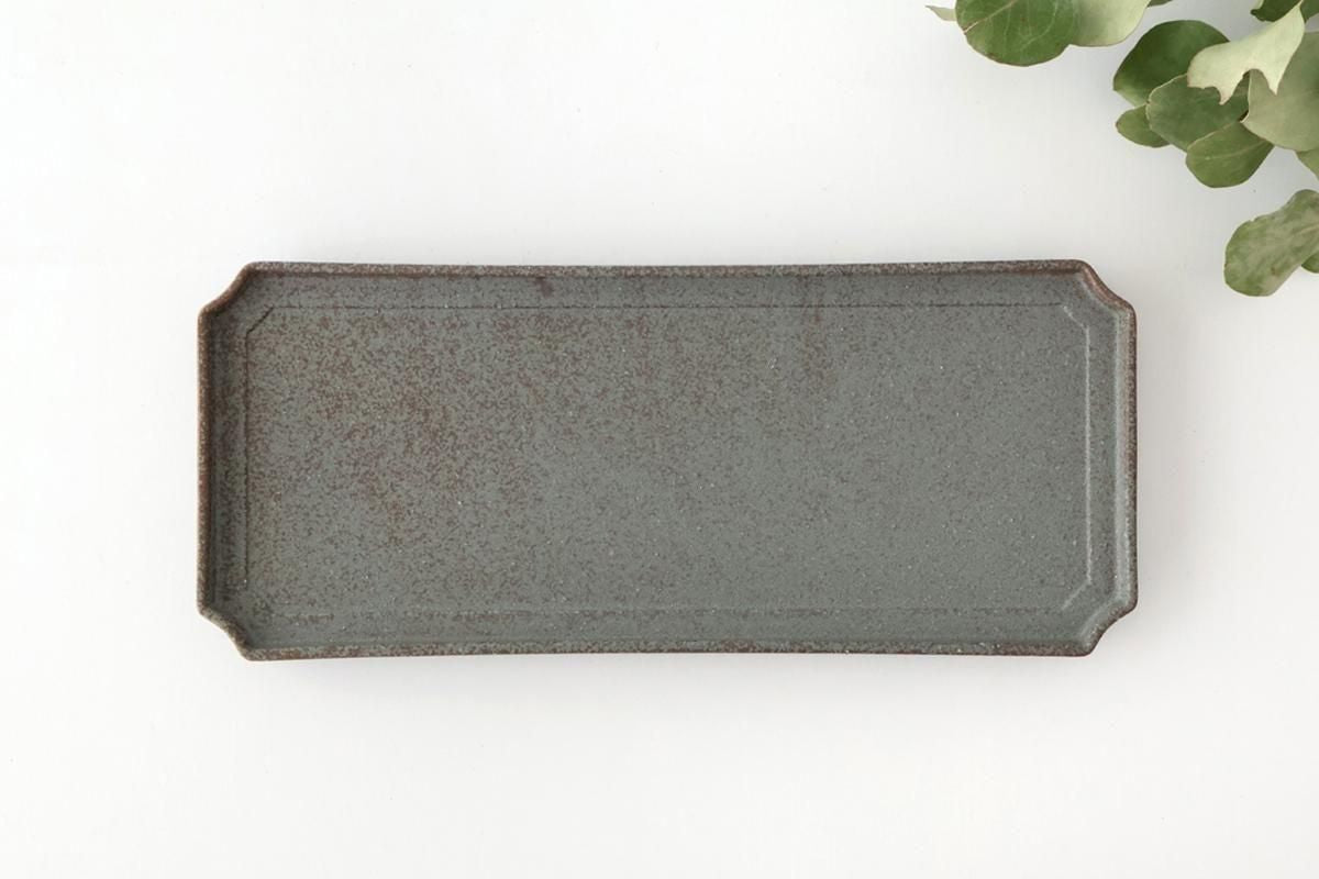 Vega Rectangle Plate Blue | Sushi Plate Mino Ware