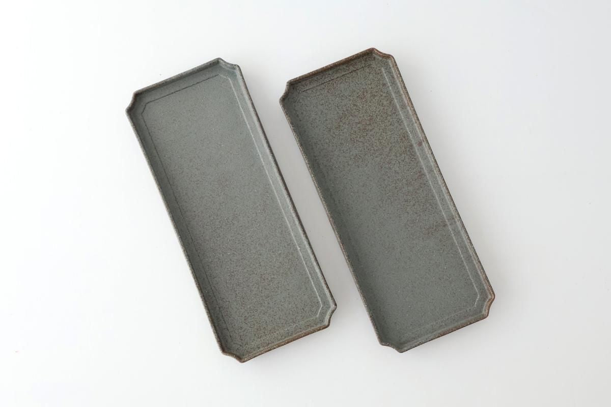 Vega Rectangle Plate Blue | Sushi Plate Mino Ware