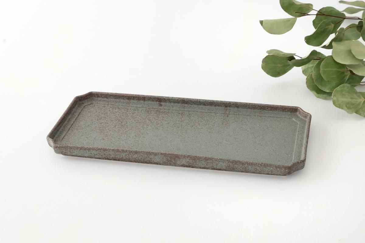 Vega Rectangle Plate Blue | Sushi Plate Mino Ware