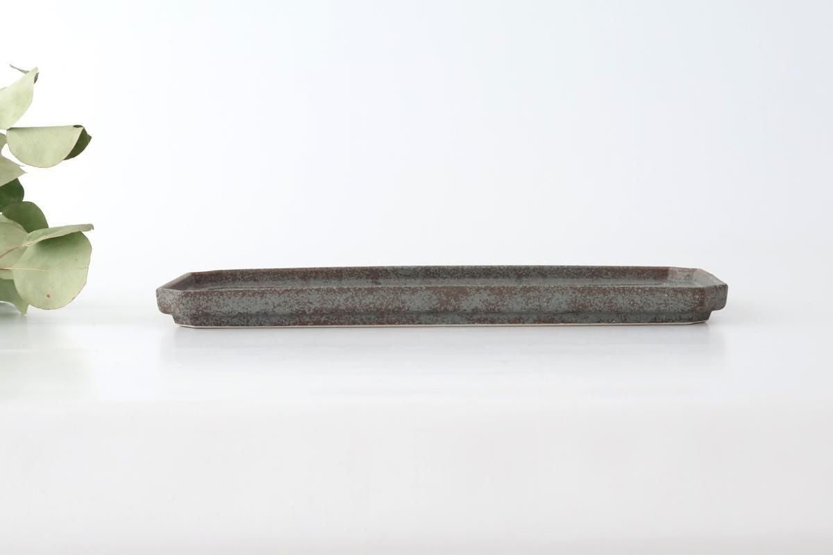 Vega Rectangle Plate Blue | Sushi Plate Mino Ware