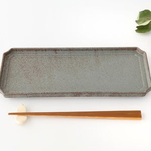 Vega Rectangle Plate Blue | Sushi Plate Mino Ware