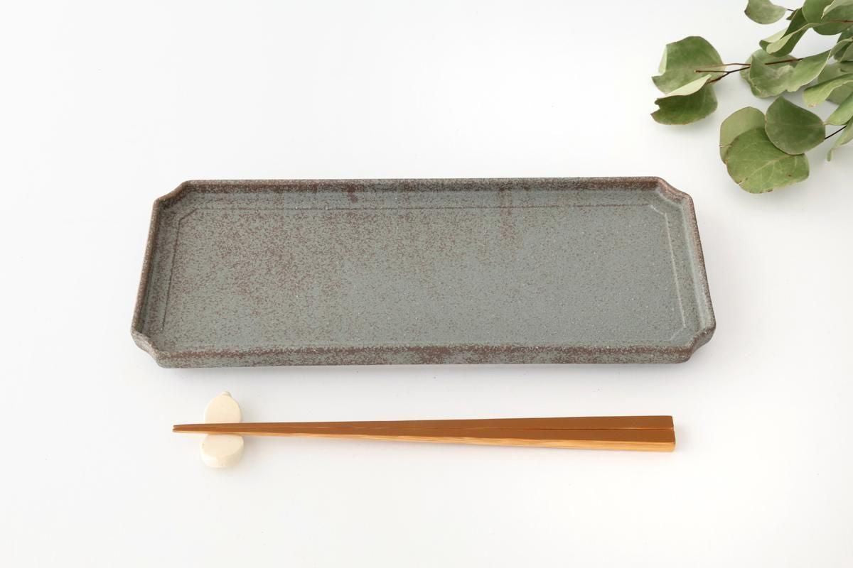 Vega Rectangle Plate Blue | Sushi Plate Mino Ware