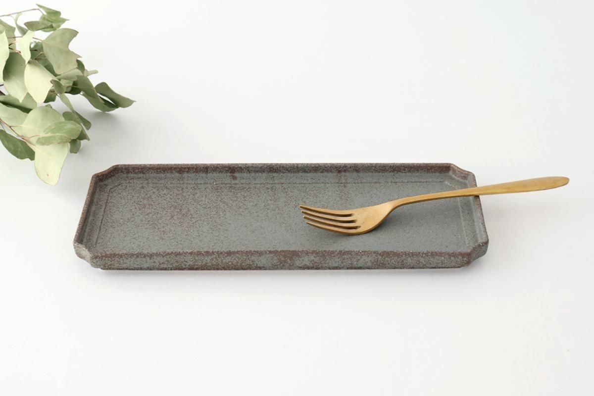 Vega Rectangle Plate Blue | Sushi Plate Mino Ware