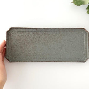 Vega Rectangle Plate Blue | Sushi Plate Mino Ware