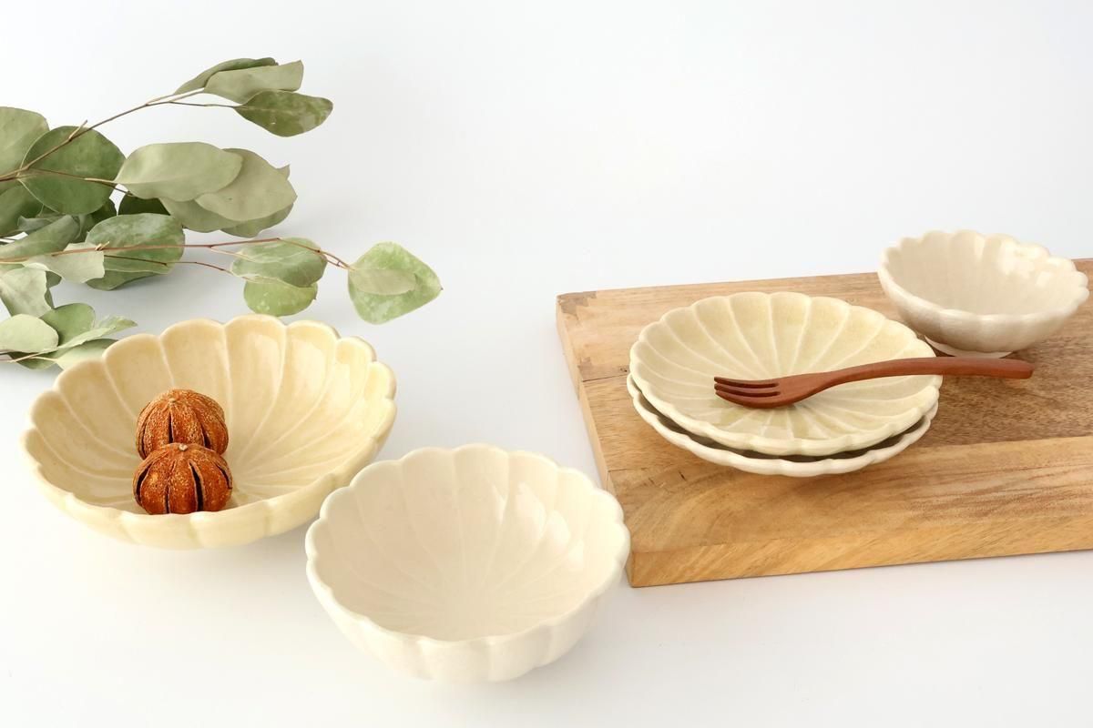 Chrysanthemum-shaped Plate Kiseto  15㎝/6in | Seto Ware