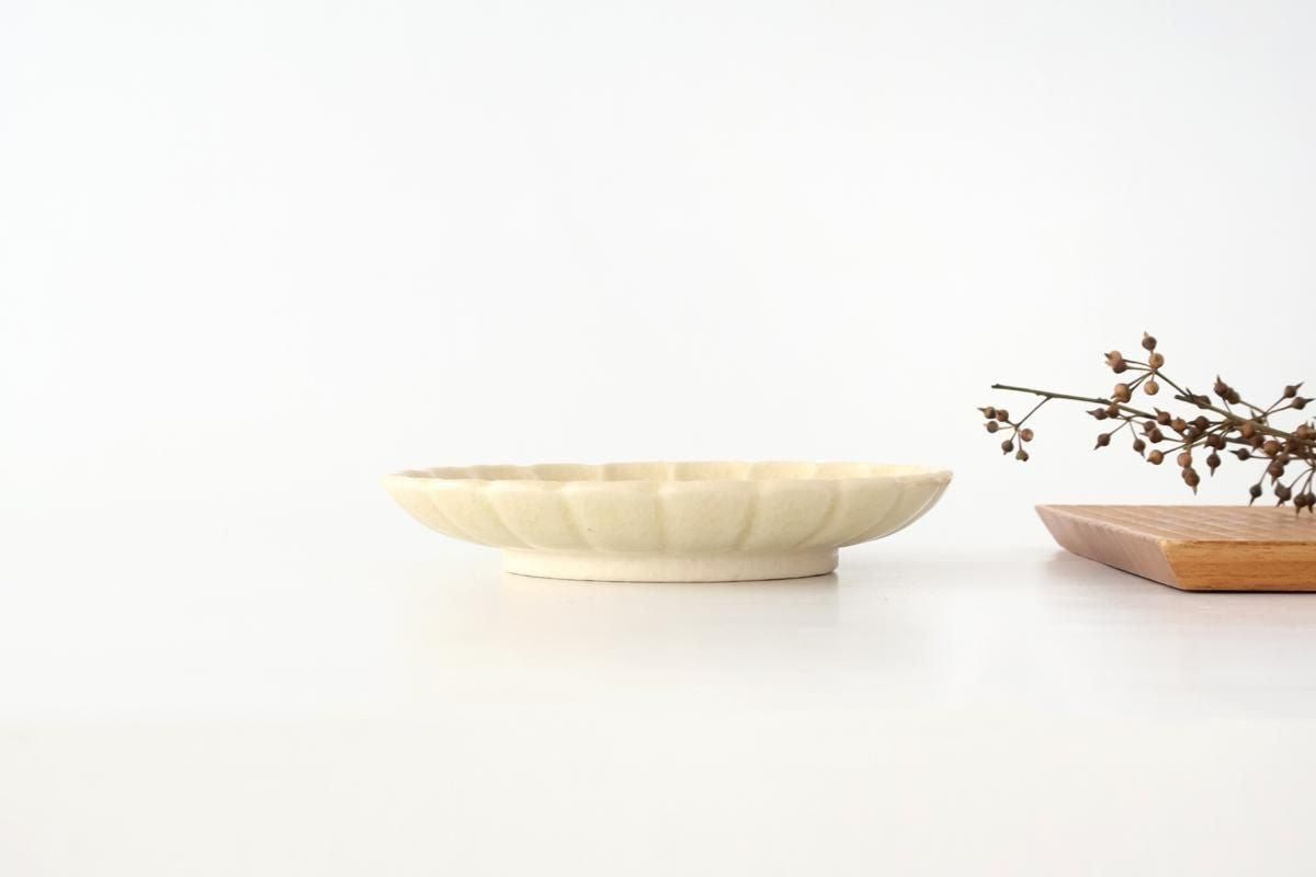 Chrysanthemum-shaped Plate Kiseto  15㎝/6in | Seto Ware