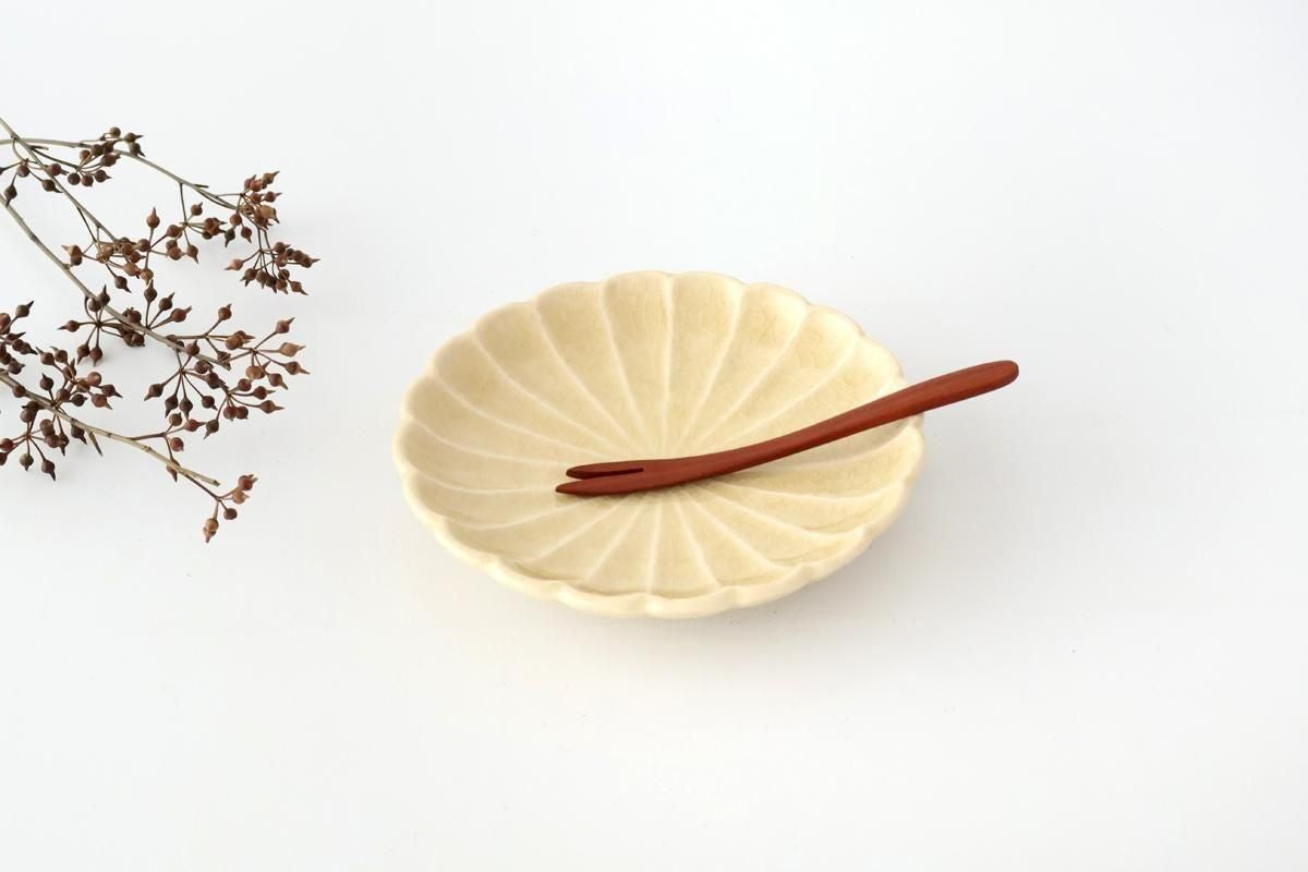 Chrysanthemum-shaped Plate Kiseto  15㎝/6in | Seto Ware